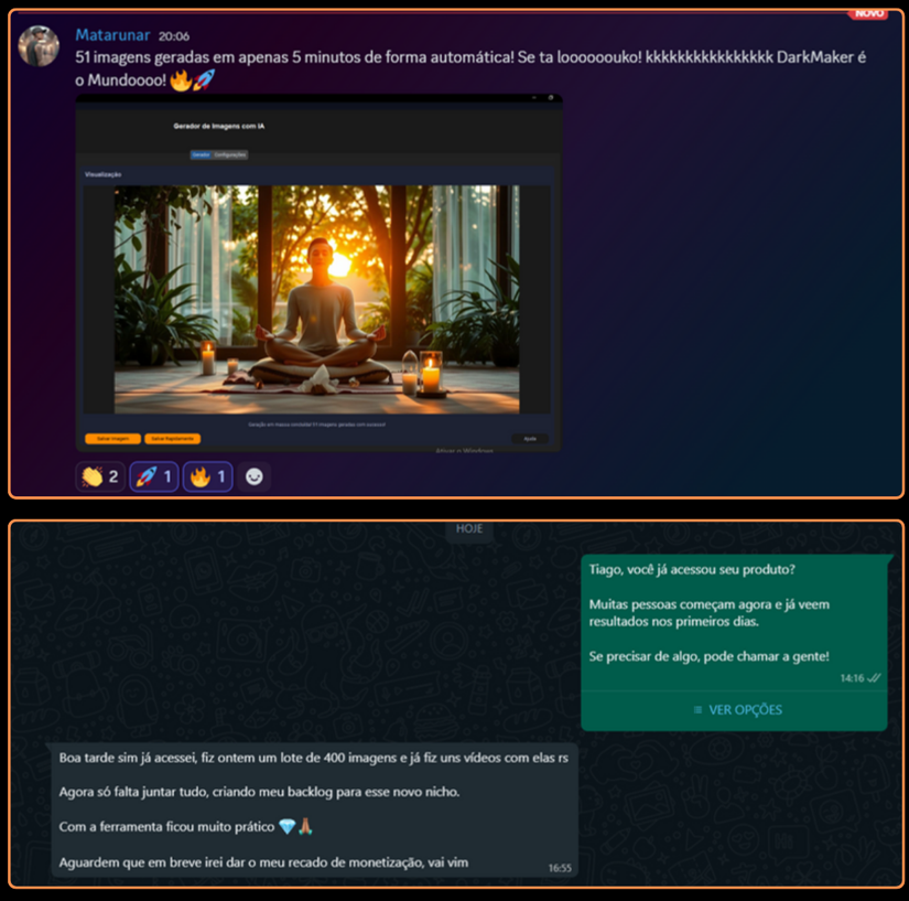 Monetização aprovada