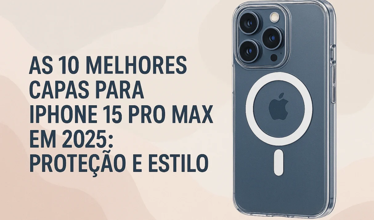 As 10 Melhores Capas para iPhone 15 Pro Max em 2025: Proteção e Estilo
