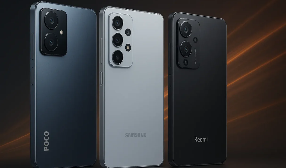 Poco X7 Pro vs Galaxy A55 vs Redmi Note 13 Pro: Qual Comprar em 2025?